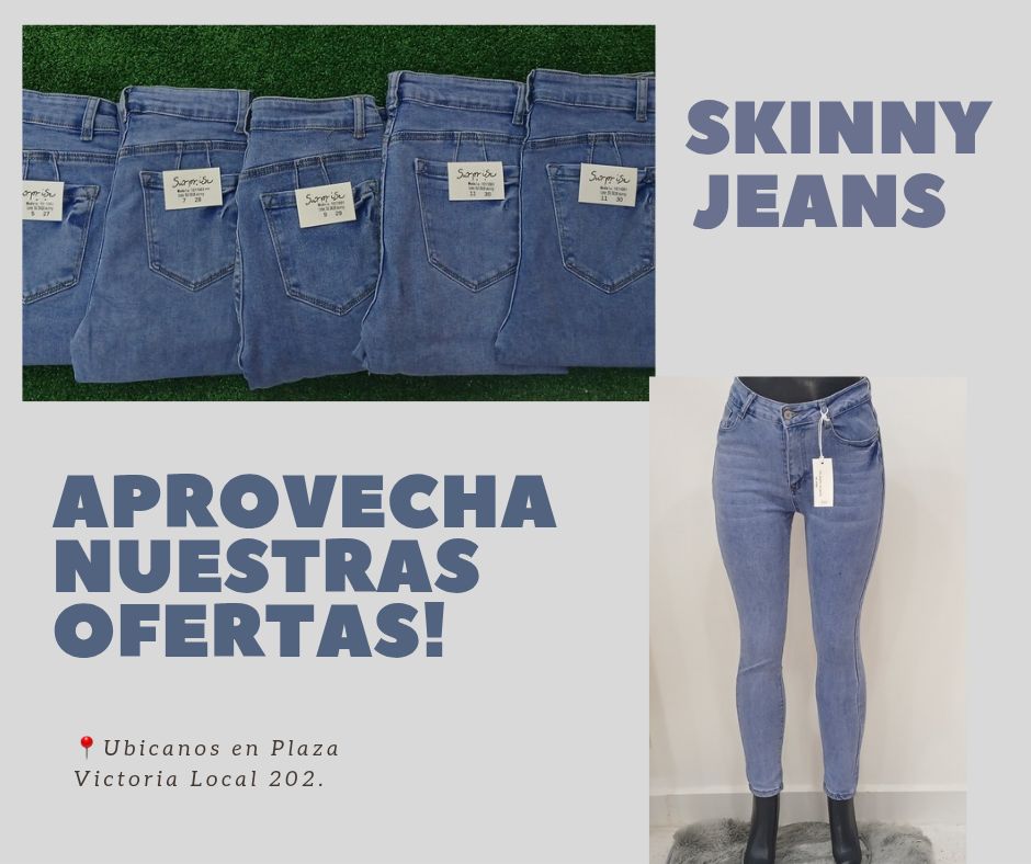 👖 Skinny Jeans de Temporada — Boutique Clau's Aldana