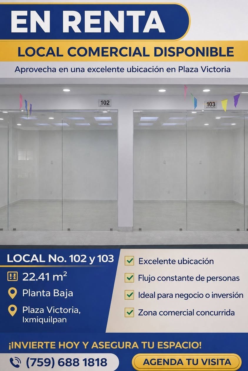 Local 102 y 103 — Plaza Victoria